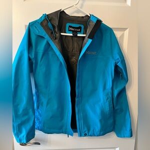 Marmot Woman’s Aqua Raincoat/ Ski Coat